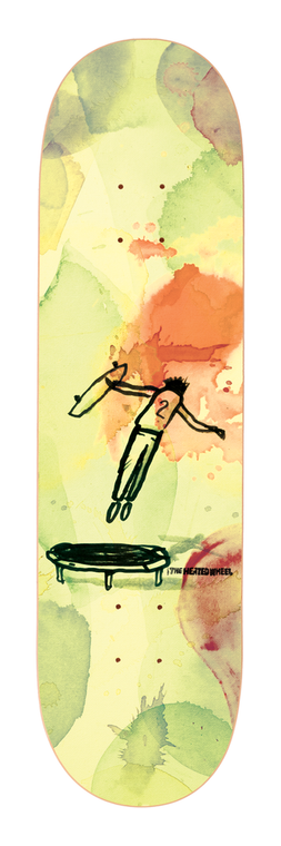The Heated Wheel Team Christ Air Deck 9.5 - Skateboard Deck