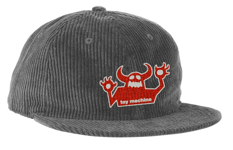 Toy Machine Og Monster Cord Hat Grey - Skateboard Hat