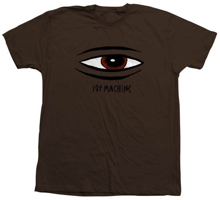 Toy Machine Sect Eye Brown Ss Xl - Skateboard Tshirt