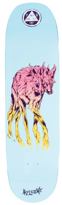 Welcome Maned Wolf On Moontrimmer 2.0 Shaped Deck 8.60 X 32.34 - Skateboard Deck