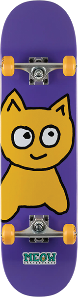 Meow Big Cat Complete-8.25 Purple - Complete Skateboard