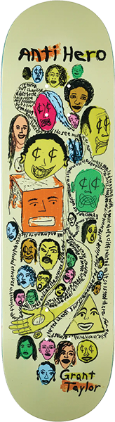 Ah Taylor Expressions Deck-8.5 Beige - Skateboard Deck