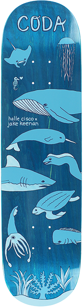 Coda Keenan/halle Cisco Underwater World Deck-8.0 - Skateboard Deck