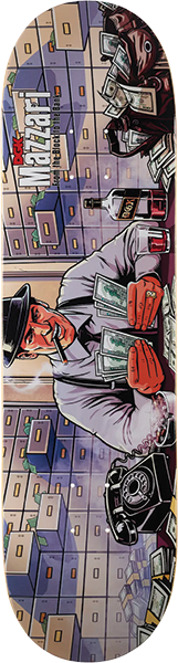Dgk Mazzari Block To The Bank Deck-8.25 - Skateboard Deck