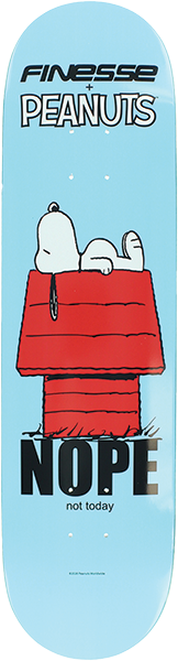 Finesse Peanuts No Not Today Deck-8.12 - Skateboard Deck