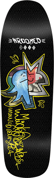 Krk Gonzales Sig Deck-9.81x32.06 Black - Skateboard Deck