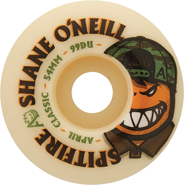 Sf F4 99a April Shane Oneill Classic 54mm Nat - Skateboard Wheels (Set Of Four)