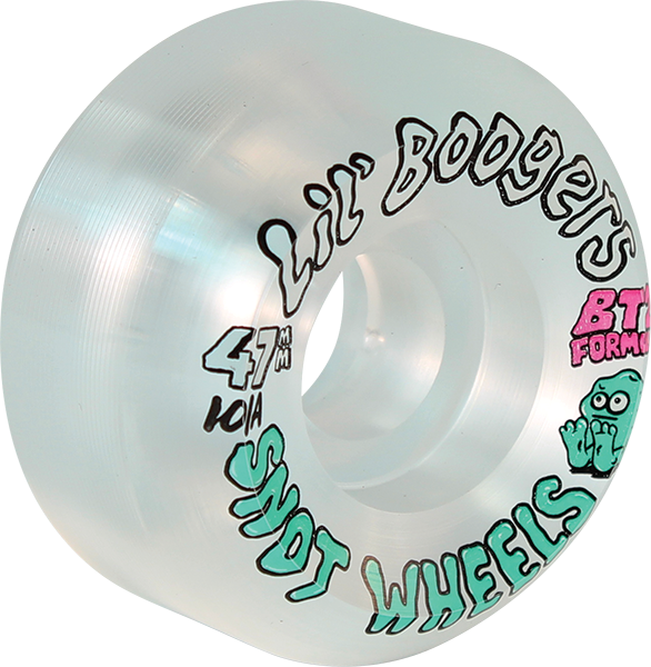 Snot Lil Boogers Conical 47mm 101a Clear - Skateboard Wheels (Set Of Four)