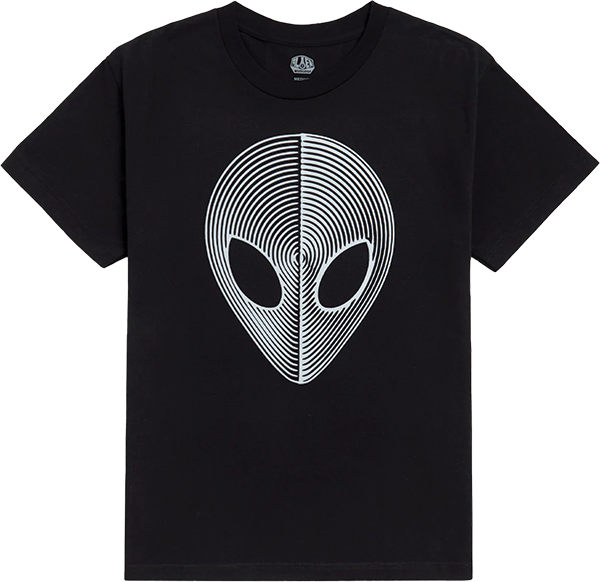 Aw Scanners Ss L-black - Skateboard Tshirt