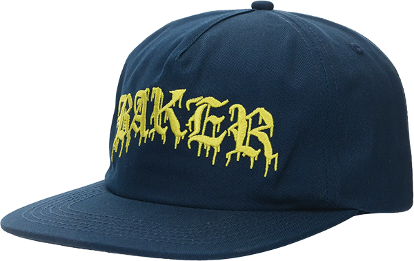 Baker Age Of Destruction Hat Adj- Navy - Skateboard Hat