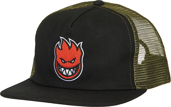 Sf Bighead Fill Snapback Adj-black/olive - Skateboard Hat