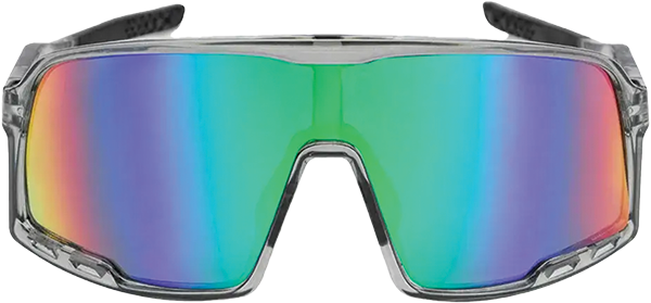 Chpo Henrik Sunglasses Grey/rainbow Mirror