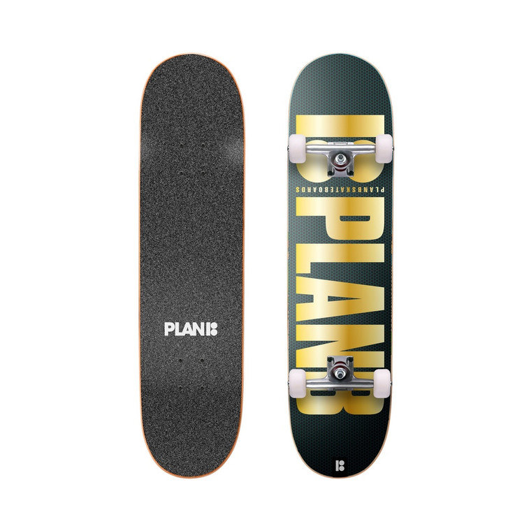 Plan B Og Gold Foil Complete 8.0 - Complete Skateboard