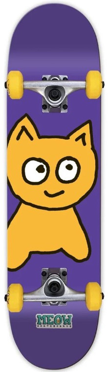 Meow Big Cat Purple Complete 8.25 - Complete Skateboard