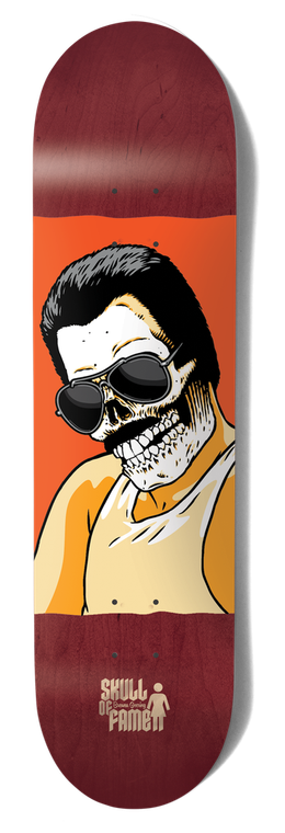 Girl Geering Skull Of Fame Deck 8.0 (limit 1) - Skateboard Deck