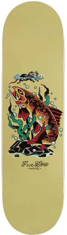 5 Boro Team Trout Deck 8.37 - Skateboard Deck
