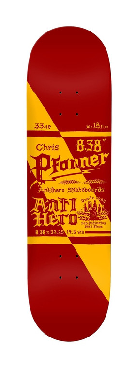 Anti-hero Pfanner Mas Refrescos Deck 8.38 - Skateboard Deck