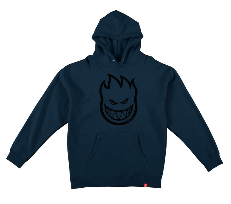 Spitfire Bighead Navy/black Hd/swt L - Skateboard Sweatshirt