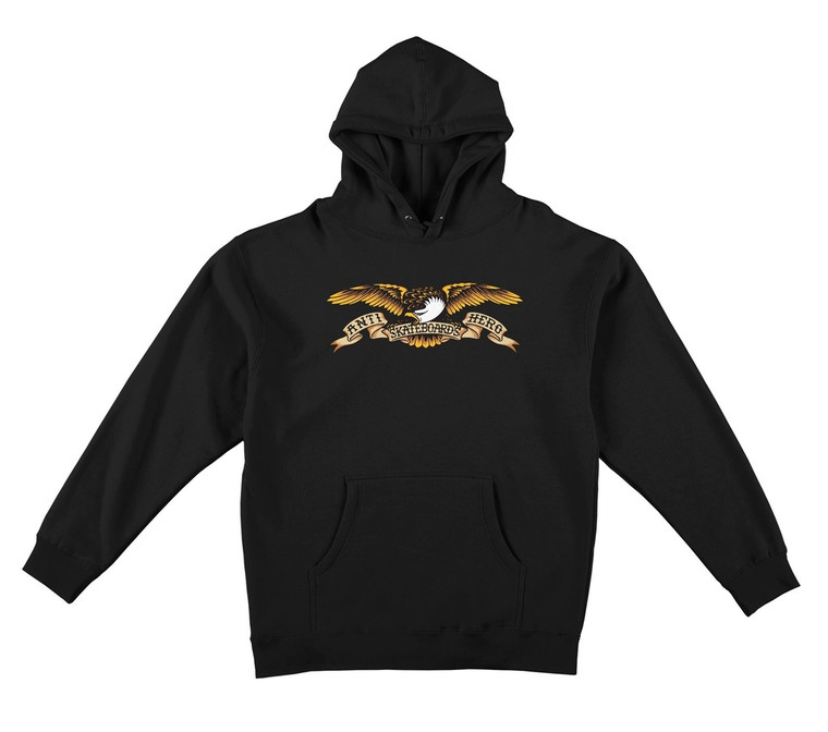 Anti-hero Eagle Heavyweight Black Hd/swt Xl - Skateboard Sweatshirt