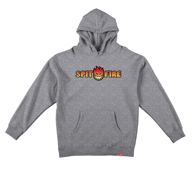 Spitfire Og Split Fade Fill Heather Grey Hd/swt M - Skateboard Sweatshirt