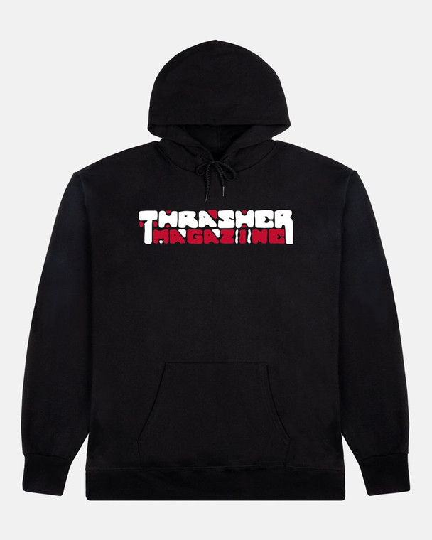 Thrasher Blocks Black Hd/swt Xl - Skateboard Sweatshirt