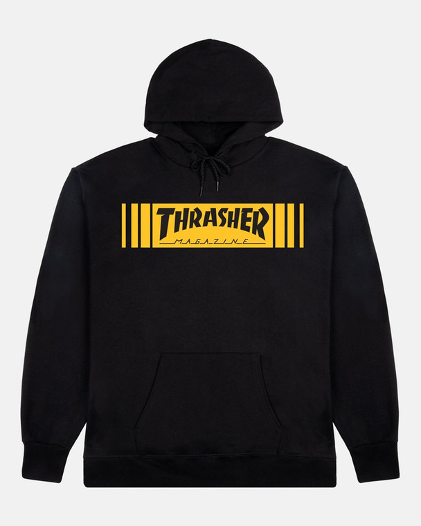 Thrasher Bar Black Hd/swt L - Skateboard Sweatshirt