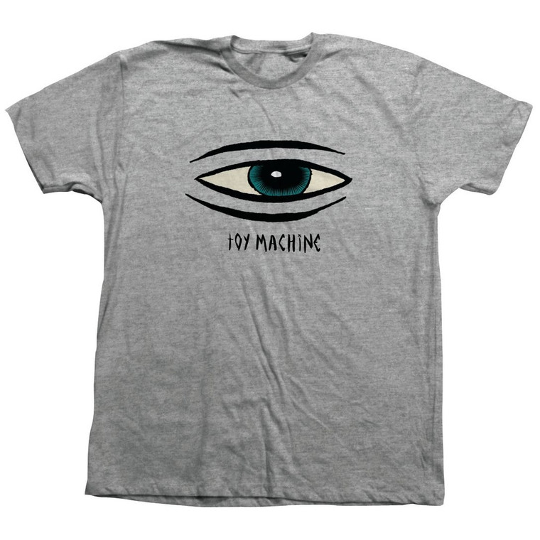 Toy Machine Sect Eye Grey Ss Xl - Skateboard Tshirt