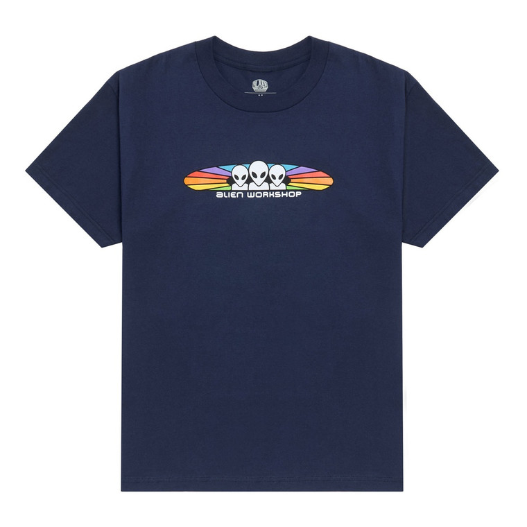 Alien Workshop Spectrum Navy Ss L - Skateboard Tshirt