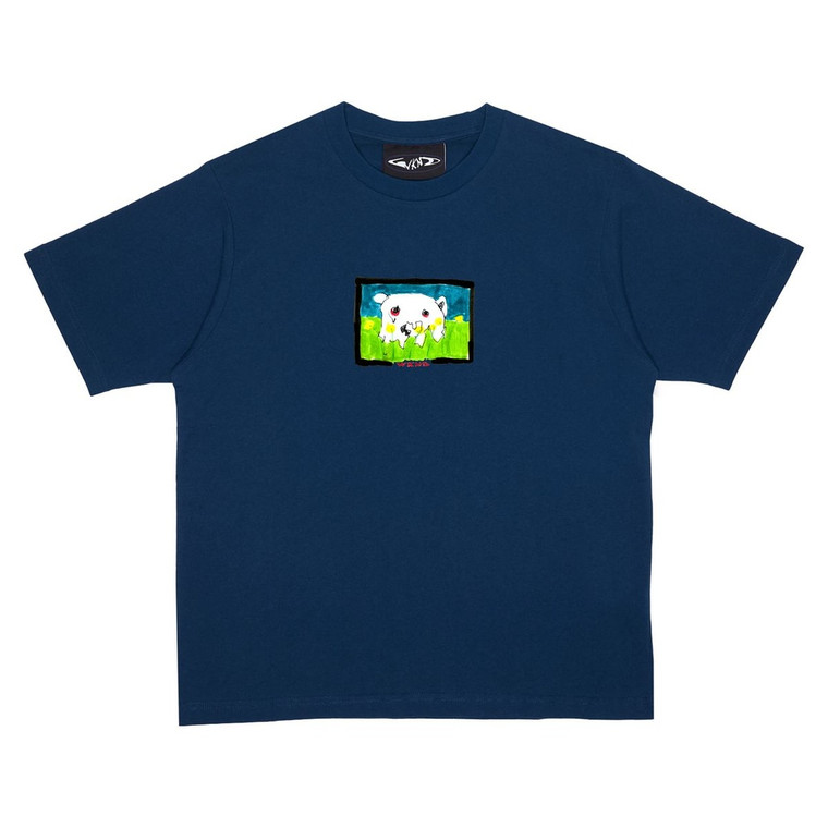 Wknd Bear Blue Ss M - Skateboard Tshirt