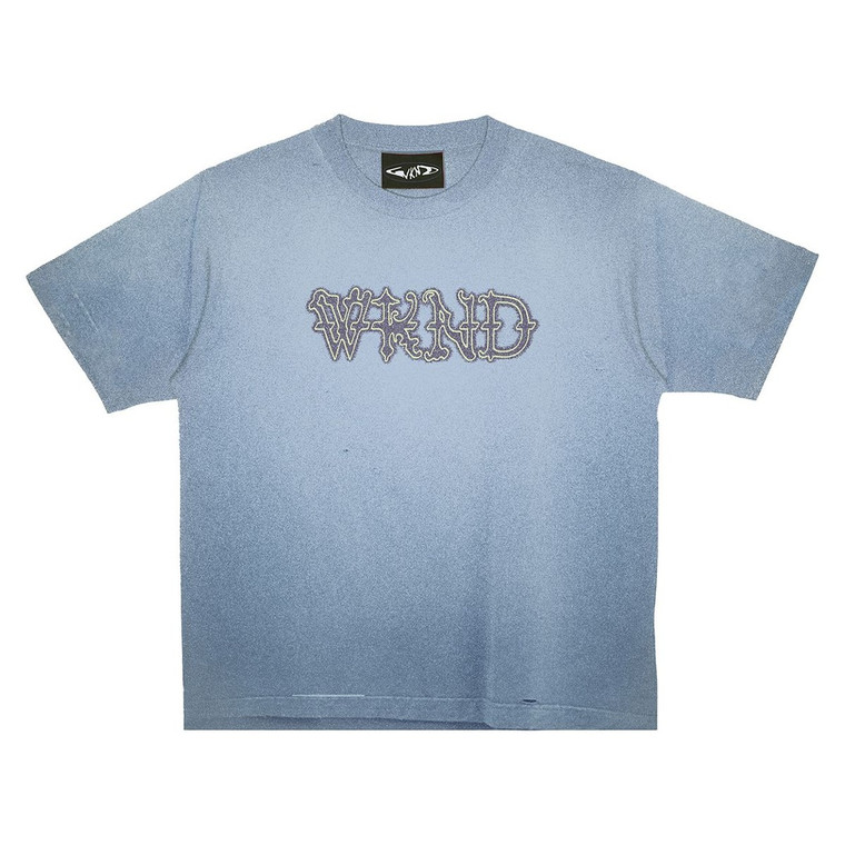 Wknd Huldra Script Blue Ss M - Skateboard Tshirt