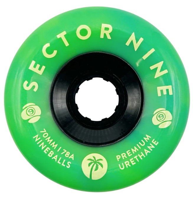 Sector 9 Nineballs Green Goblin 70mm 78a Wheels - Skateboard Wheels