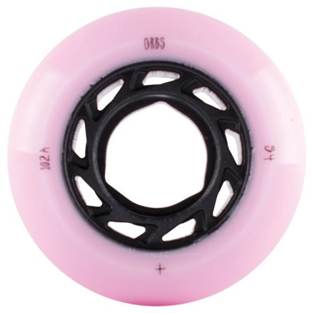 Orbs Ghost Lites Pink/black 54mm 102a (set Of 4) - Skateboard Wheels