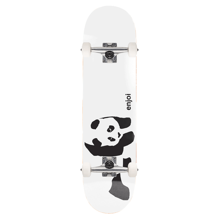 Enjoi - Whitey Panda Soft Top Complete-7.0 White - Complete Skateboard