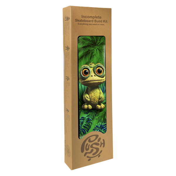 Push - Mr Frog Fp In-complete-7.5 Green - Complete Skateboard