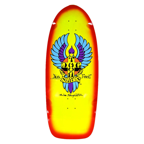 Dogtown - Big Foot 70s Rider Dk-11.87x30.54 Yel/red/blue - Skateboard Deck