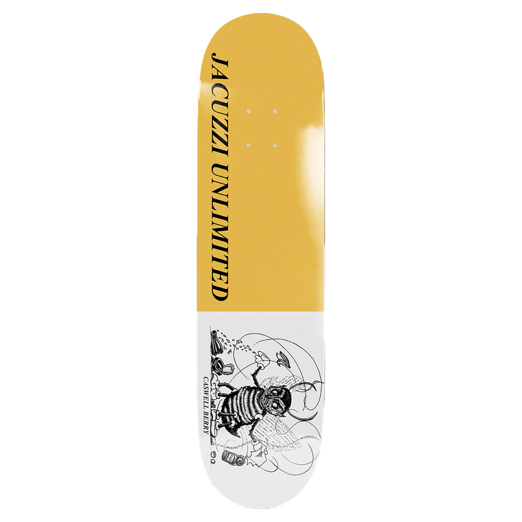 Jacuzzi - Berry Bee Deck-8.25 Yellow Ex7 - Skateboard Deck