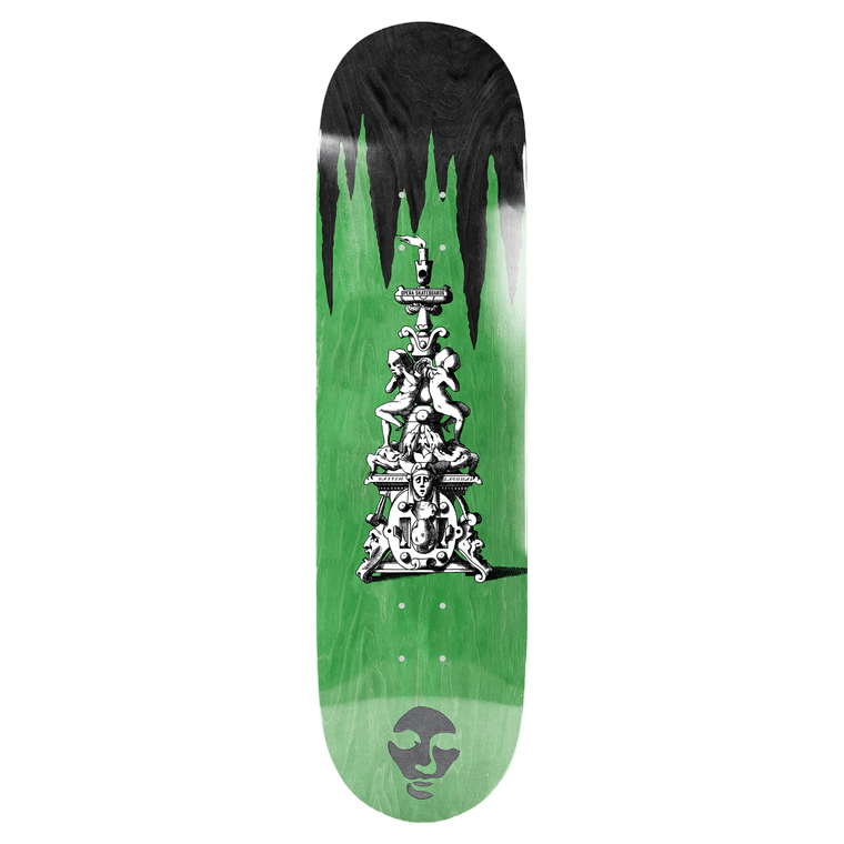 Opera - Lachhab Totem Deck-8.5 Grn/blk Ex7 - Skateboard Deck