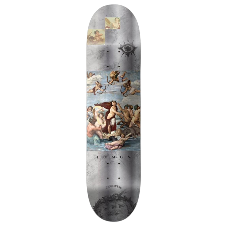 Primitive - Lemos Century Deck-8.0 Silver - Skateboard Deck