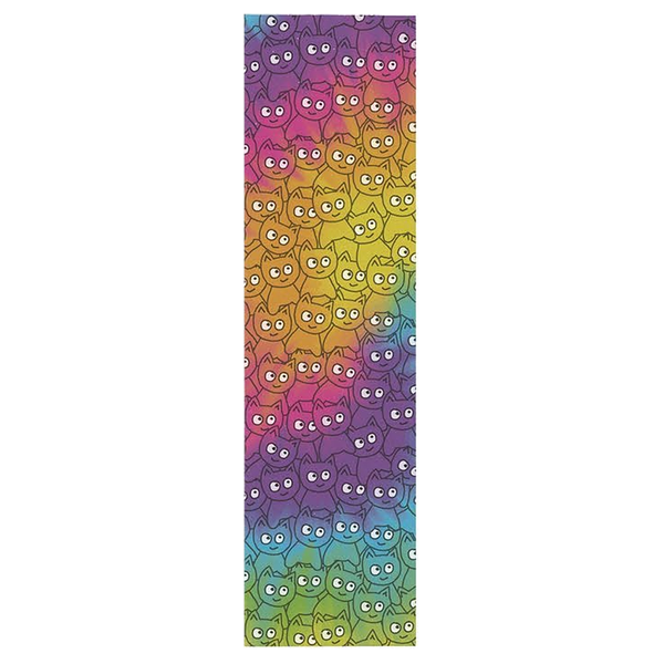Meow - Stickerpile Tie Dye Grip Sheet - Skateboard Grip Tape