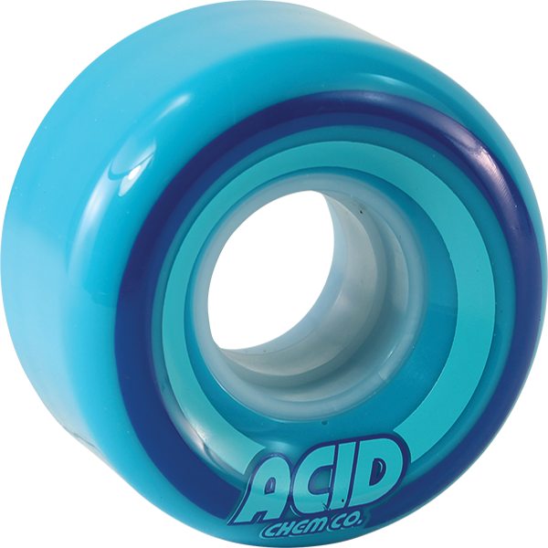 Acid Chemical Co. - Pods Conical 53mm 86a Blue - Skateboard Wheels (Set Of Four)