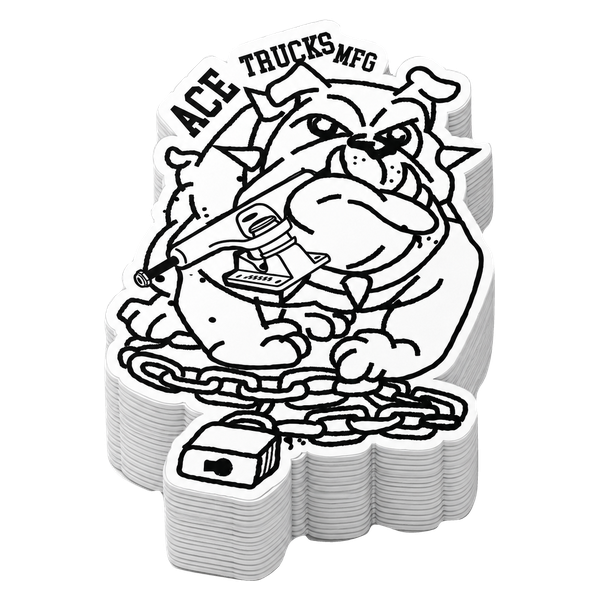 Ace Trucks - Bulldawg 3.5" Sticker 1pc