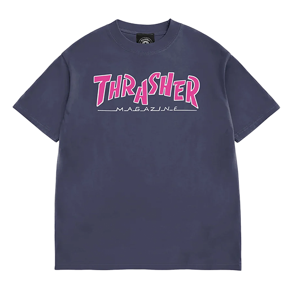 Thrasher - Parra Mag Vintage Ss M-navy - Skateboard Tshirt