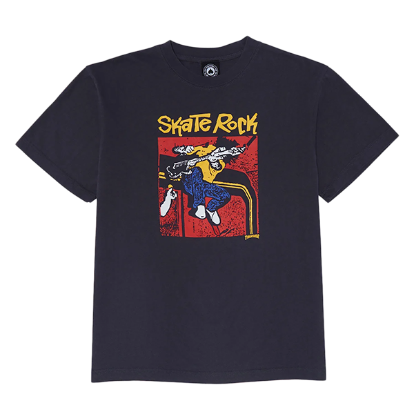 Thrasher - Skate Rock Vol.2 Vintage Ss L-navy - Skateboard Tshirt