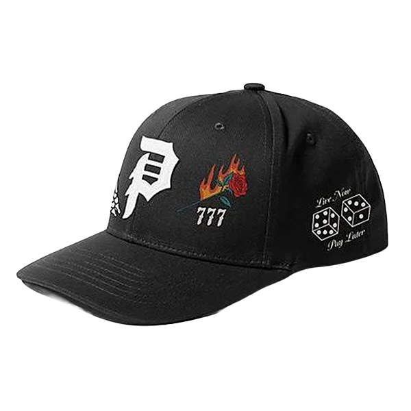 Primitive - Vegas Hat Adj-black - Skateboard Hat