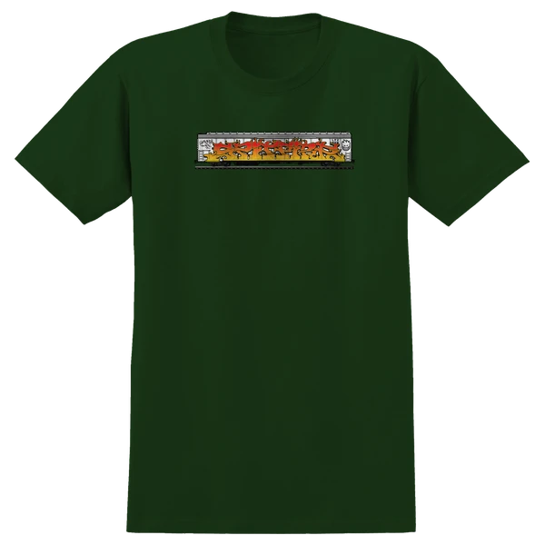 Spitfire - Savie Ii Train Yard Ss S-forest - Skateboard Tshirt