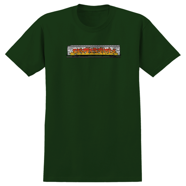 Spitfire - Savie Ii Train Yard Ss Xl-forest - Skateboard Tshirt