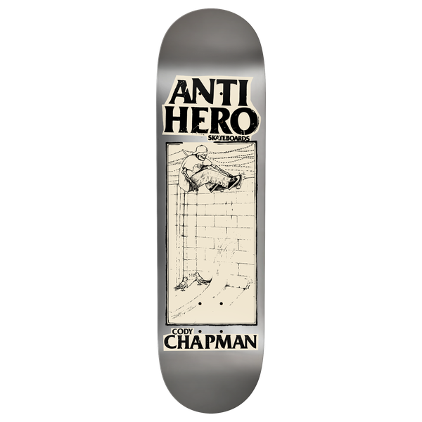 Antihero - Chapman Lance Mtn Art Deck-8.32 Silver - Skateboard Deck