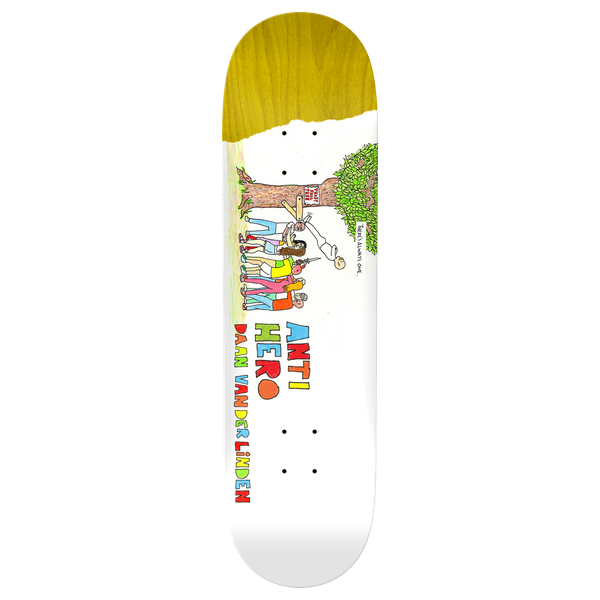 Antihero - Van Der Linden P.walker Rd3 Deck-8.25 White - Skateboard Deck