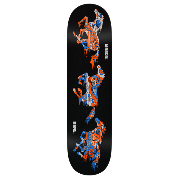 Real - Silva Dbx Horsepower Deck-8.28 Black - Skateboard Deck