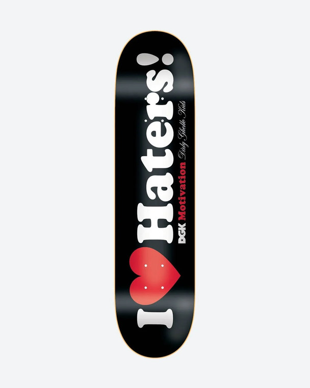 Dgk Team Haters Black Deck 8.38 - Skateboard Deck